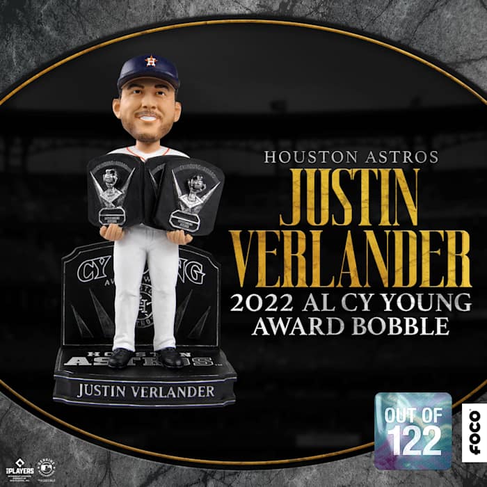 Justin Verlander Houston Astros 2022 Cy Young Bobblehead